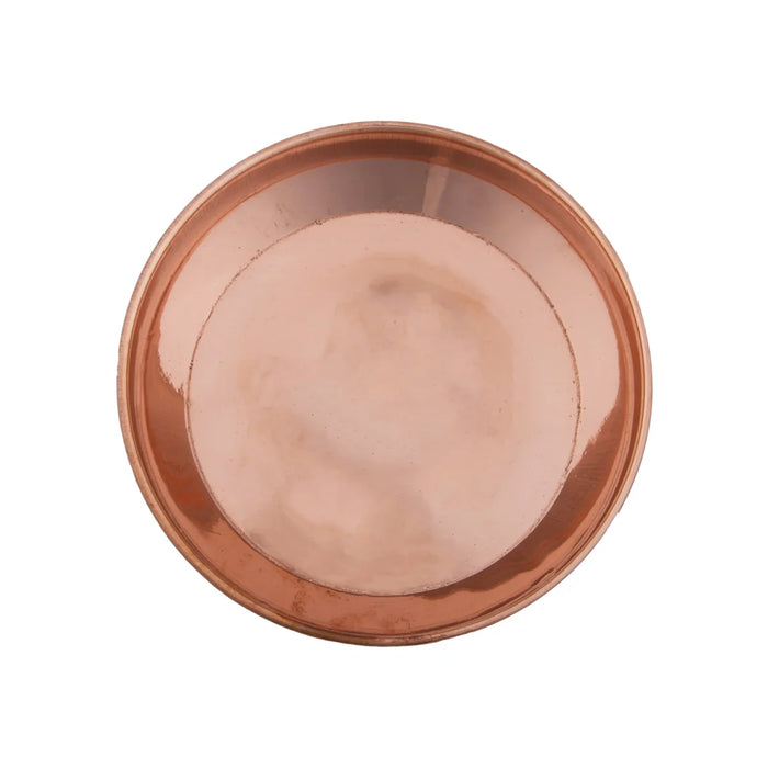 Giri USA Copper Thali Plate Pooja Plate Copper Plate