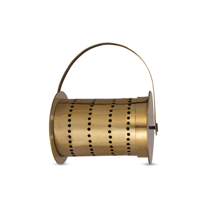 Brass Rangoli Roller - 1.5 x 2.25 Inches | 4 Line Kolam Roller/ Muggu Roller for Home Decor