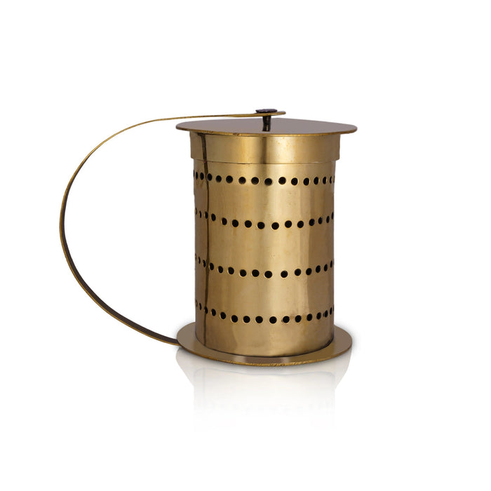 Brass Rangoli Roller - 1.5 x 2.25 Inches | 4 Line Kolam Roller/ Muggu Roller for Home Decor