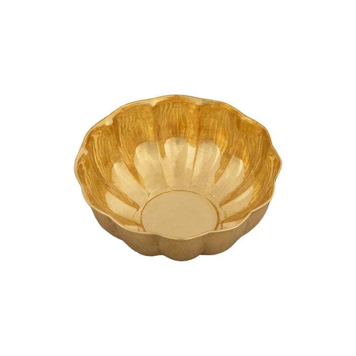 Brass Bowl - 1.25 x 3.25 Inches | Small Bowl/ Brass Cup/ Small Cup/ Pooja Bowl for Home