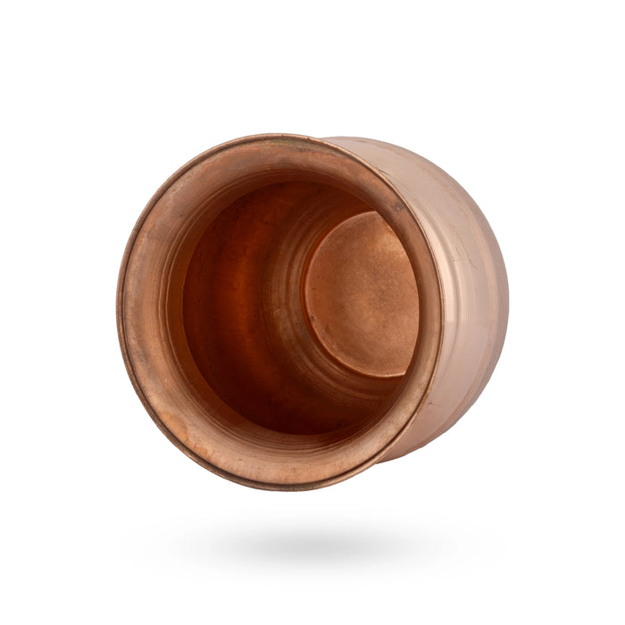 Kalash Pot - 4 x 4 Inches| Copper Water Vessel / Lota / Chombu / Pooja Pot / Kalash for Pooja