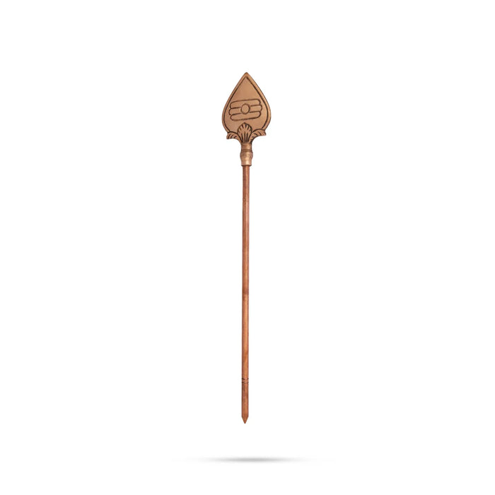 Copper Vel - 12 x 2 Inches | Murugan Vel/ Murugan Astra for Pooja/ 160 Gms Approx