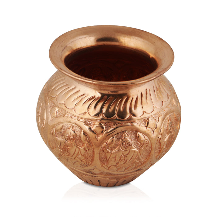 Copper Lota | Ashtalakshmi Chombu/ Copper Kalash for Pooja