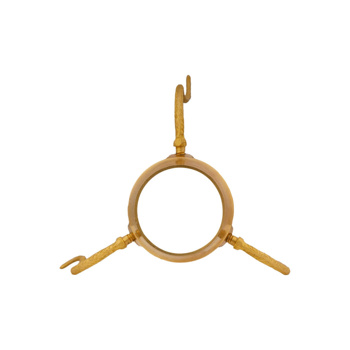 Shivling Jaladhari Stand - 3.5 X 3 Inches | Tripai Brass Stand/ Jaladhari Base/ Shivling Pooja Stand For Pooja