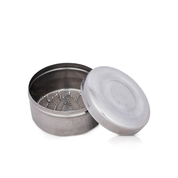 Kolam Stencil Box - 1.25 x 2.5 Inches | Rangoli Stencil Box for Pooja Room Decor/ 25 Gms Approx