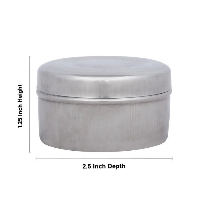 Kolam Stencil Box - 1.25 x 2.5 Inches | Rangoli Stencil Box for Pooja Room Decor/ 25 Gms Approx