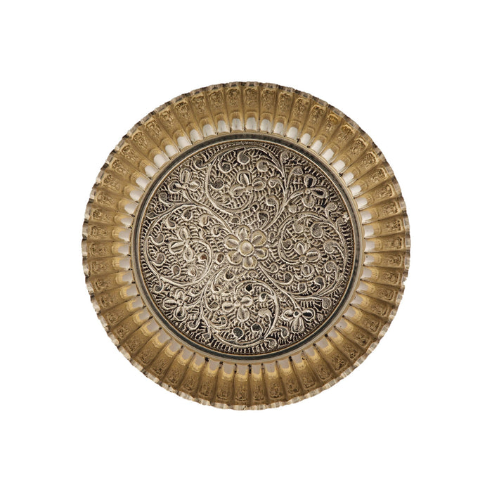 Brass Bowl With Base - 1.75 x 4.25 Inches | Phaldar Design Brass Cup/ Pooja Cup for Home