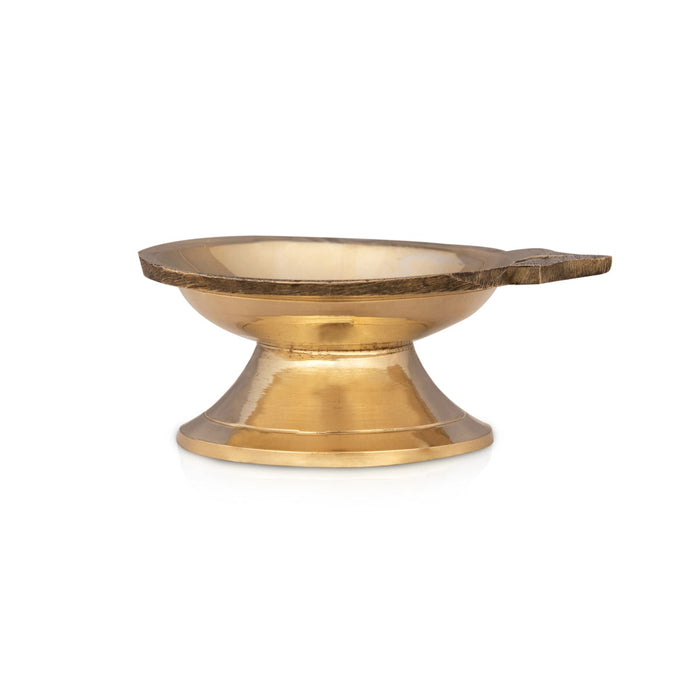 Kartik Deepam With Base - 1 x 2 Inches | Brass Lamp/ Agal Vilakku Deepam/ Karthik Deepam for Home