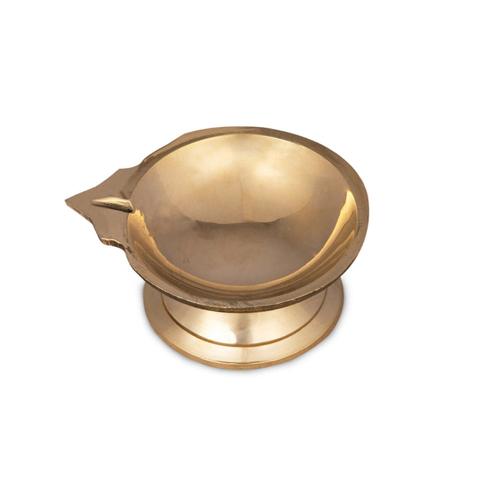 Kartik Deepam With Base - 1 x 2 Inches | Brass Lamp/ Agal Vilakku Deepam/ Karthik Deepam for Home