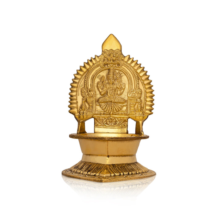 Kamakshi Deepam - 6.5 x 5 Inches | Kamatchi Amman Vilakku/ Brass Kamatchi Vilakku for Pooja