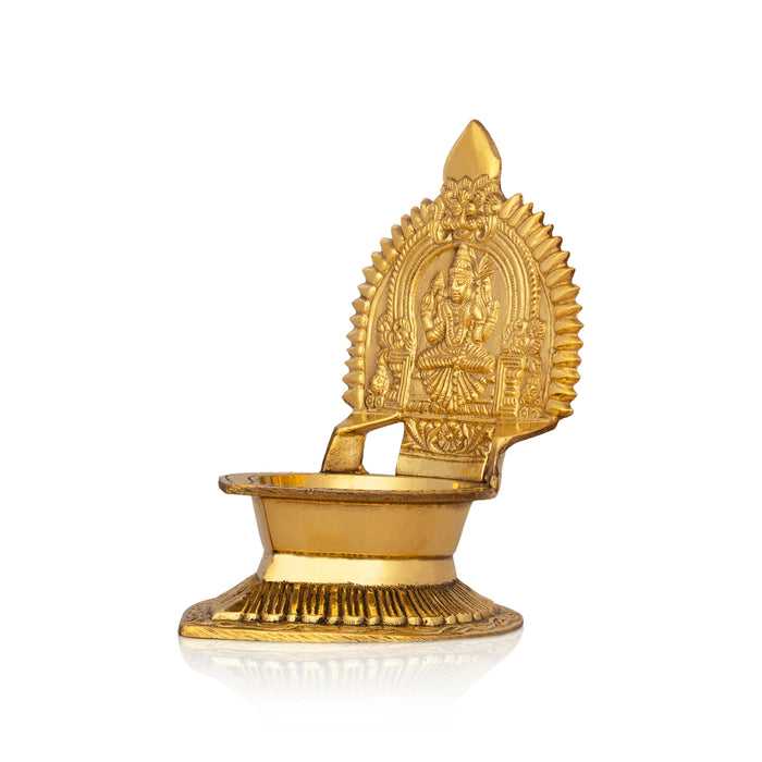 Kamakshi Deepam - 6.5 x 5 Inches | Kamatchi Amman Vilakku/ Brass Kamatchi Vilakku for Pooja
