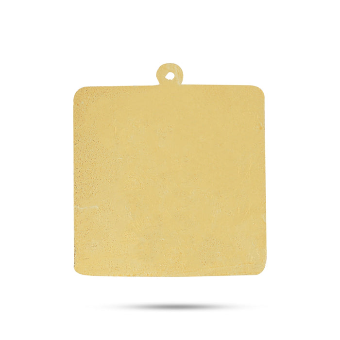 Shri Lakshmi Yantra - 5.5 x 2.5 Inches | Laxmi Yantram/ Metal Yantram for Home