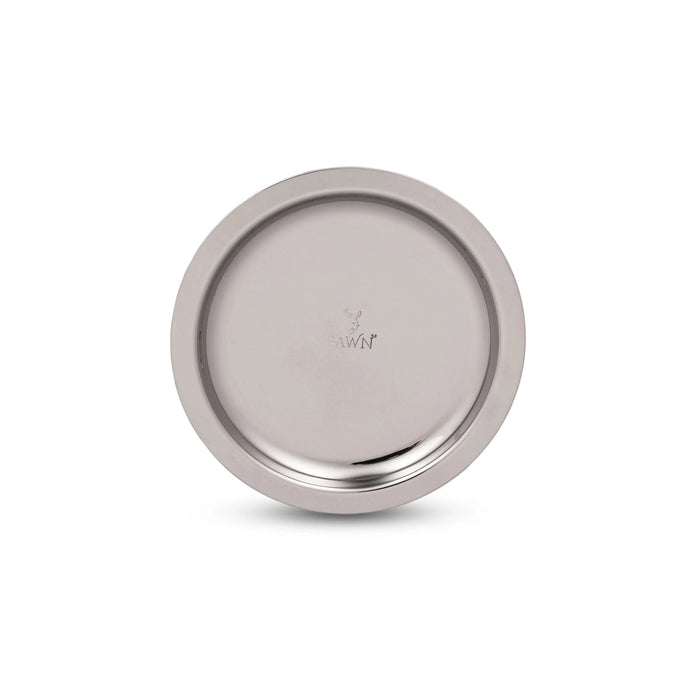 Pot with Lid - 4.5 x 4.5 Inches | Cooking Pot/ Stainless Steel Pot/ Pongal Handi for Home/ 305 Gms Approx