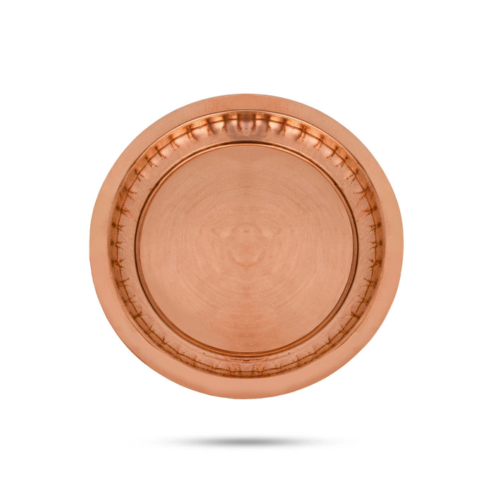 Sargam Plate No.6 - Copper - 5.5 Inch Dia - 60 Gms
