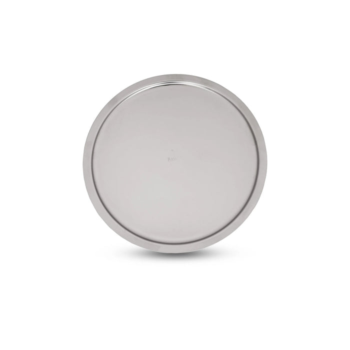 Pot with Lid - 6 x 8 Inches | Cooking Pot/ Dal Handi/ Stainless Steel Pot for Home/ 775 Gms Approx