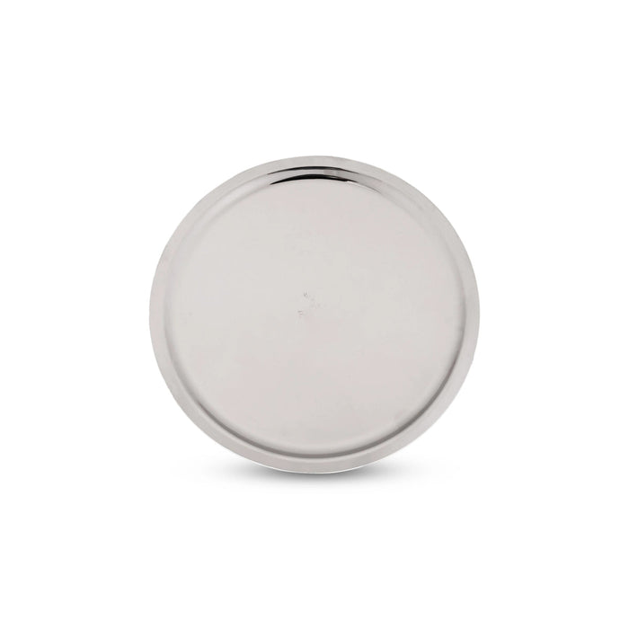 Pot with Lid - 7 x 7 Inches | Cooking Pot/ Pongal Handi/ Stainless Steel Pot for Home/ 700 Gms Approx