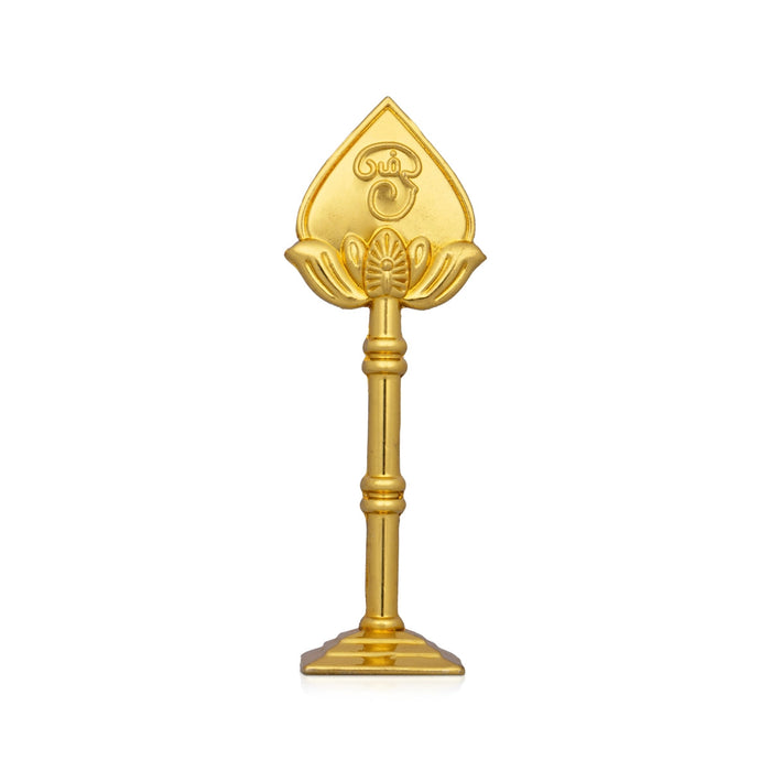 Murugan Vel With Base - 5 x 1.75 Inches | Muruga Vel/ Car Decor/ Zinc Astras for Pooja