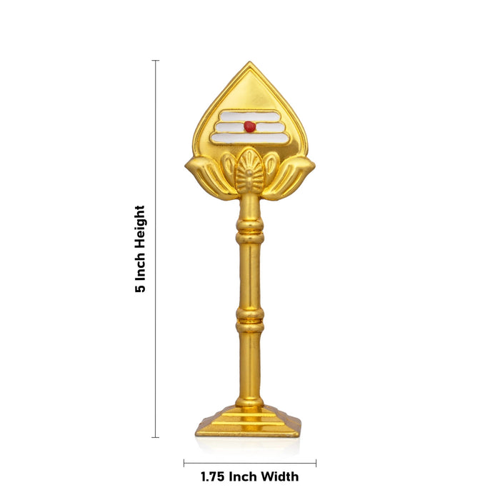 Murugan Vel With Base - 5 x 1.75 Inches | Muruga Vel/ Car Decor/ Zinc Astras for Pooja