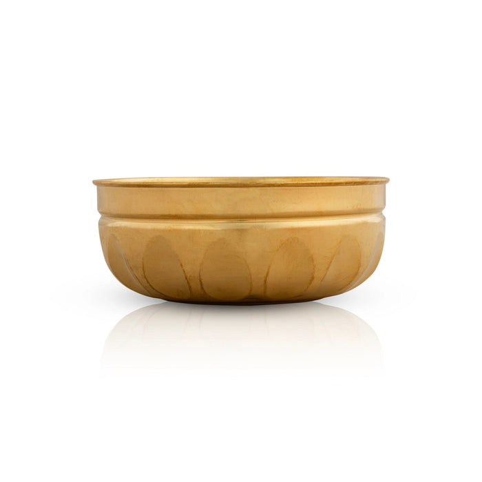 Brass Bowl - 1.5 x 3.75 Inches | Small Bowl/ Brass Cup/ Small Cup/ Pooja Bowl for Home