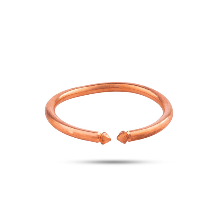 Copper Kada - 2.5 Inches | Copper Bracelet Kada/ Copper Kaapu for Kan Drishti