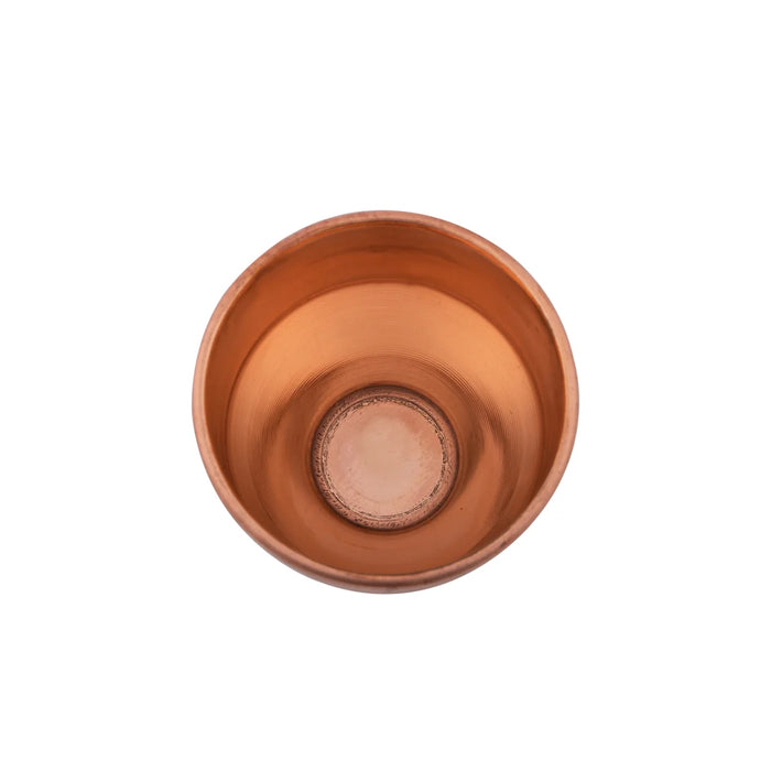 Copper Vattil - 2.5 x 3 Inches | Copper Vessel/ Puja Patra/ Bowl for Pooja