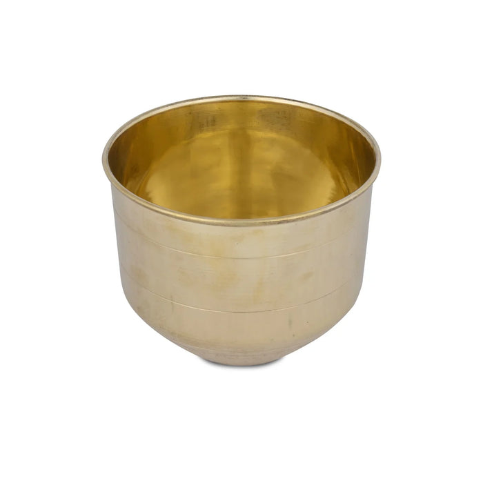Brass Vattil - 4 x 5 Inches | Brass Vessel/ Puja Patra/ Brass Bowl for Pooja/ 250 Gms Approx