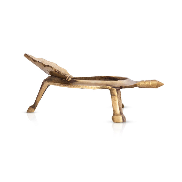 Shankh Stand - 2 x 5 Inches | Brass Shankh Holder/ Shankh Rakhne Ka Stand for Pooja