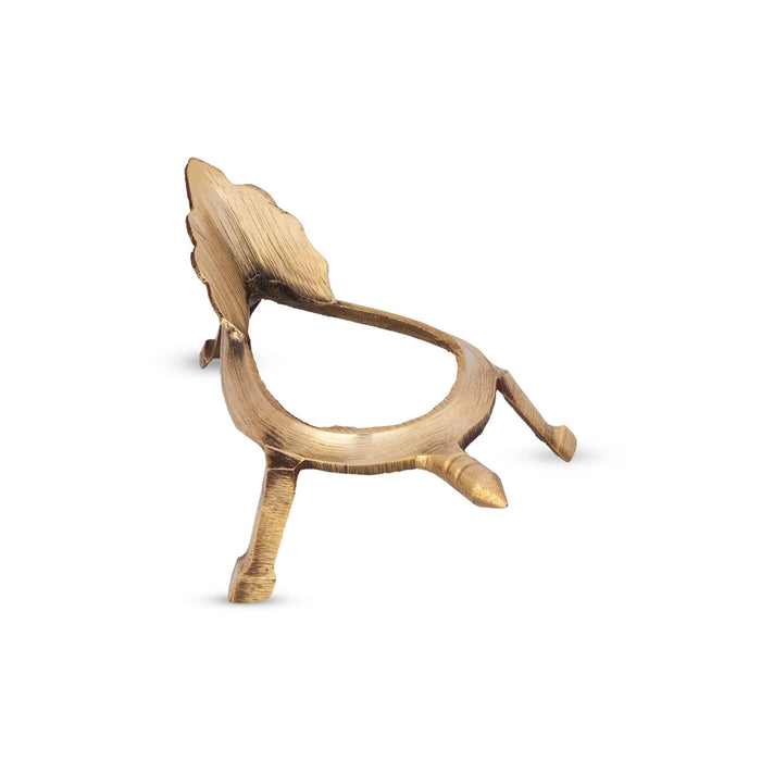 Shankh Stand - 2 x 5 Inches | Brass Shankh Holder/ Shankh Rakhne Ka Stand for Pooja