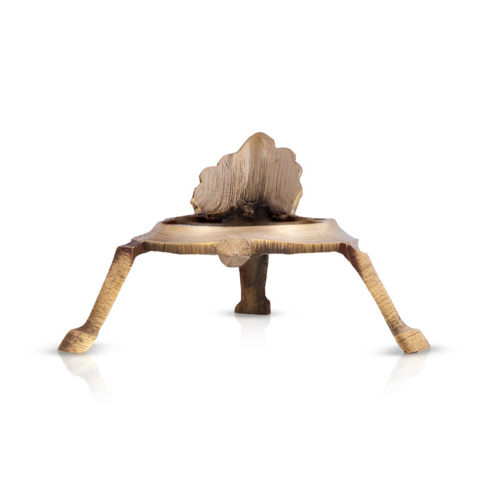 Shankh Stand - 2 x 5 Inches | Brass Shankh Holder/ Shankh Rakhne Ka Stand for Pooja