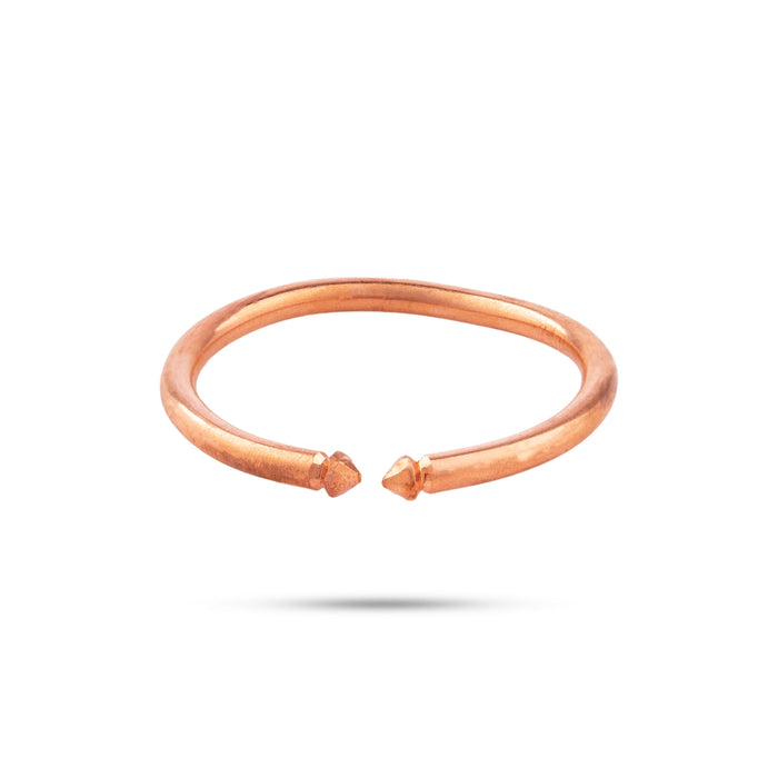 Copper Kada - 2.25 Inches | Copper Bracelet Kada/ Copper Kaapu for Kan Drishti