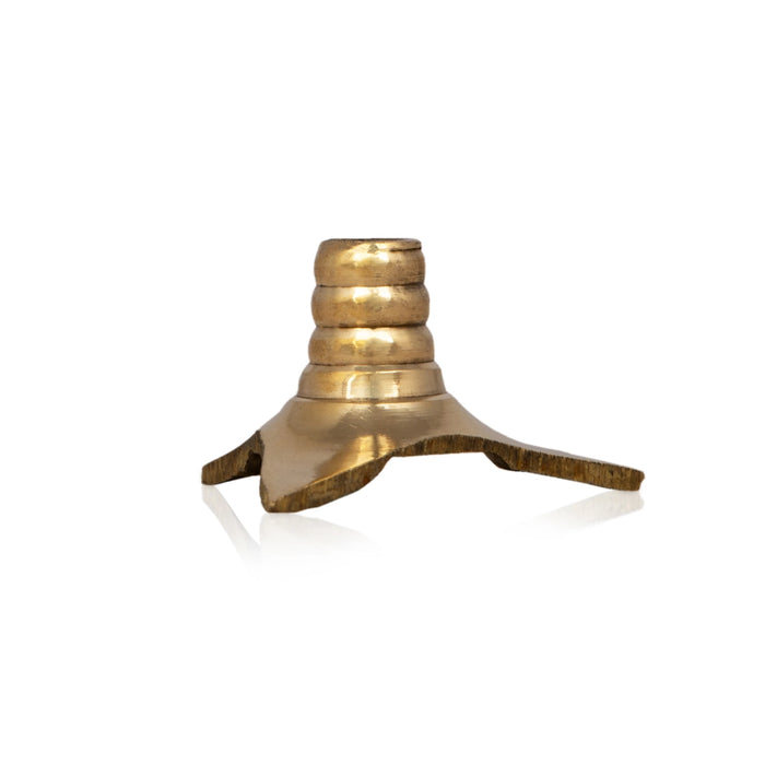 Vilakku Thiri Holder - 1 x 2 Inches | Brass Thiri Holder/ Vilakku Thiri Stand for Lamp/ 10 Gms Approx