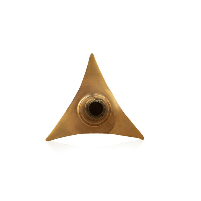 Vilakku Thiri Holder - 1 x 2 Inches | Brass Thiri Holder/ Vilakku Thiri Stand for Lamp/ 10 Gms Approx