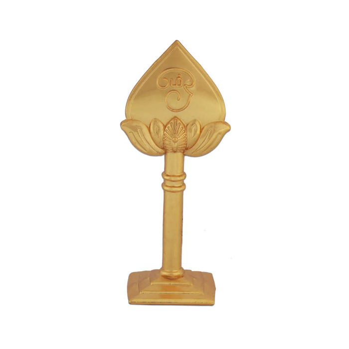 Vel Statue with Base - 3 x 1 Inches | Zinc Murugan Vel/ Murugan Astra for Pooja/ 30 Gms Approx