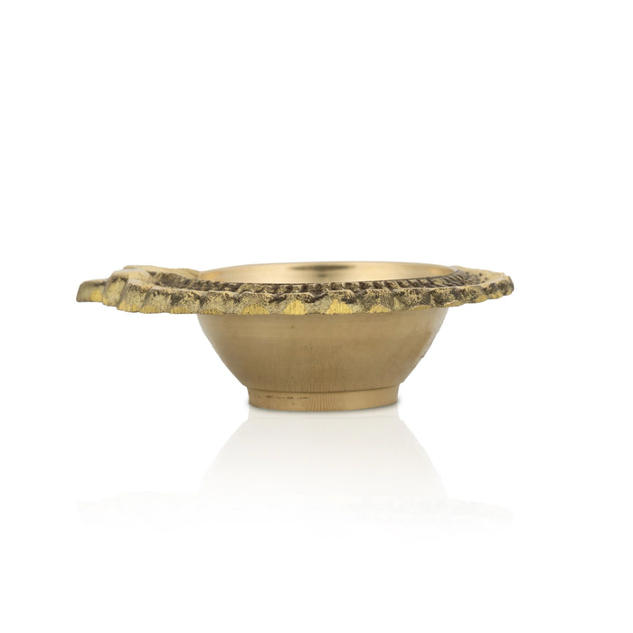 Kubera Lakshmi Vilakku - 1 x 3 Inches | Brass Lamp/ Brass Deepam/ Laxmi Kubera Deepam for Pooja