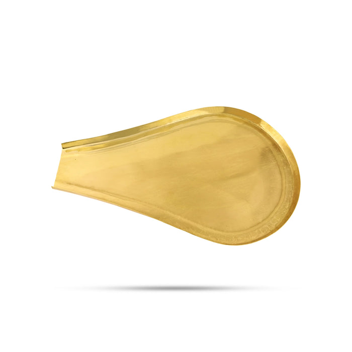 Abhisheka Patra - 0.5 x 13 x 8 Inches | Abhishek Patra/ Brass Abhisheka Plate for Pooja