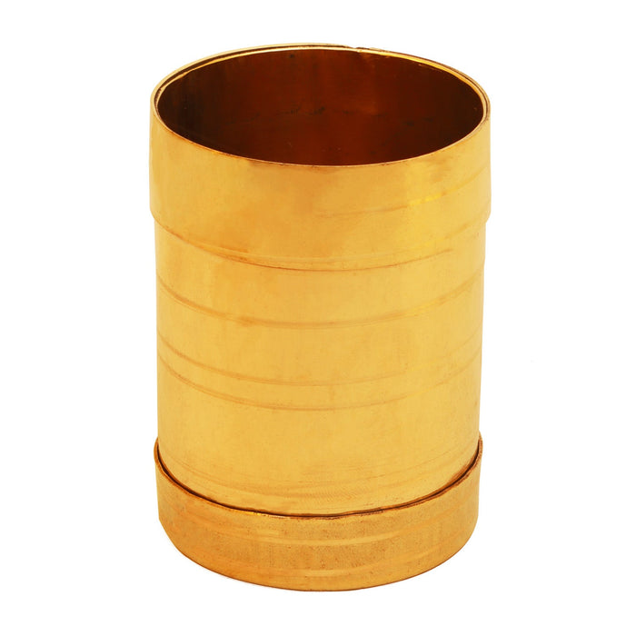 Brass Para - 3.5 x 2.5 Inches | Brass Padi/ Idangazhi/ Changazhi/ Kerala Nirapara for Home/ 160 Gms Approx