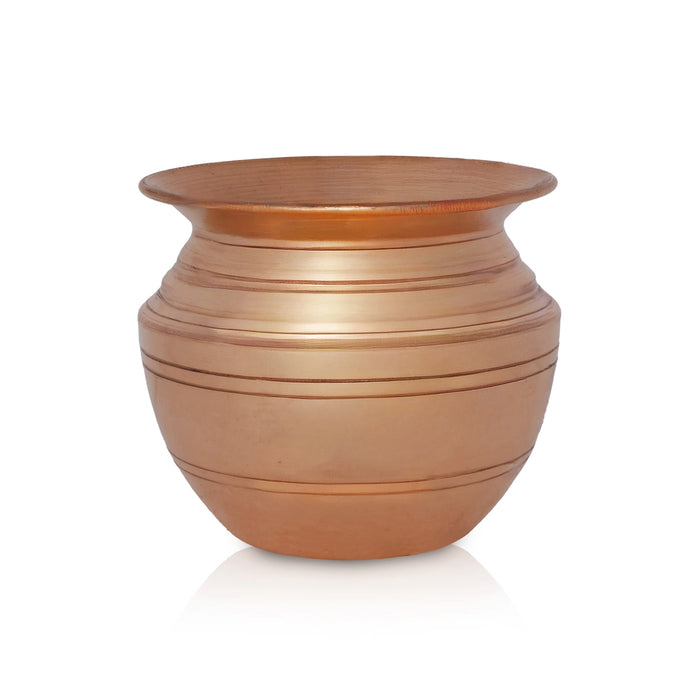 Chombu - 3.5 x 4 Inches | copper Lota/ Kalash Pot/ Pooja Pot for Home & Pooja