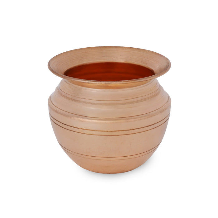Chombu - 3.5 x 4 Inches | copper Lota/ Kalash Pot/ Pooja Pot for Home & Pooja