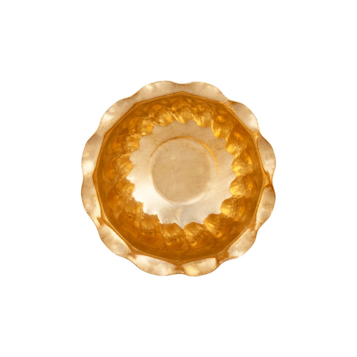 Chandan Cup With Base - 2 x 2.5 Inches | Brass Bowl/ Small Bowl/ Brass Cup/ Pooja Bowl for Home