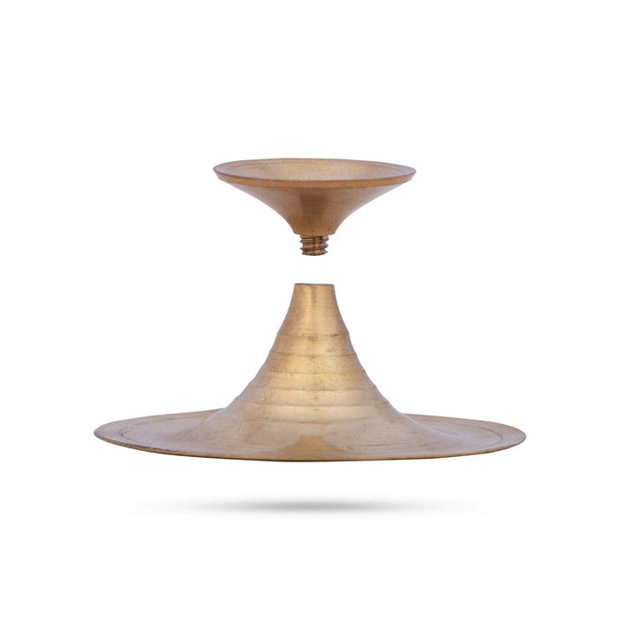 Camphor Burner - 2 X 3 Inches | Kapoor Dhani/ Kapurdani/ Brass Aarti For Daily Pooja