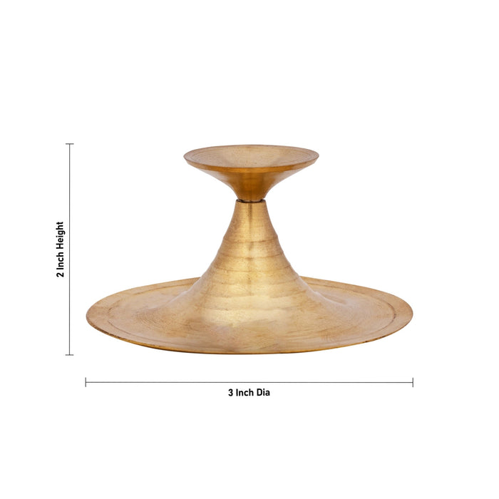 Camphor Burner - 2 X 3 Inches | Kapoor Dhani/ Kapurdani/ Brass Aarti For Daily Pooja