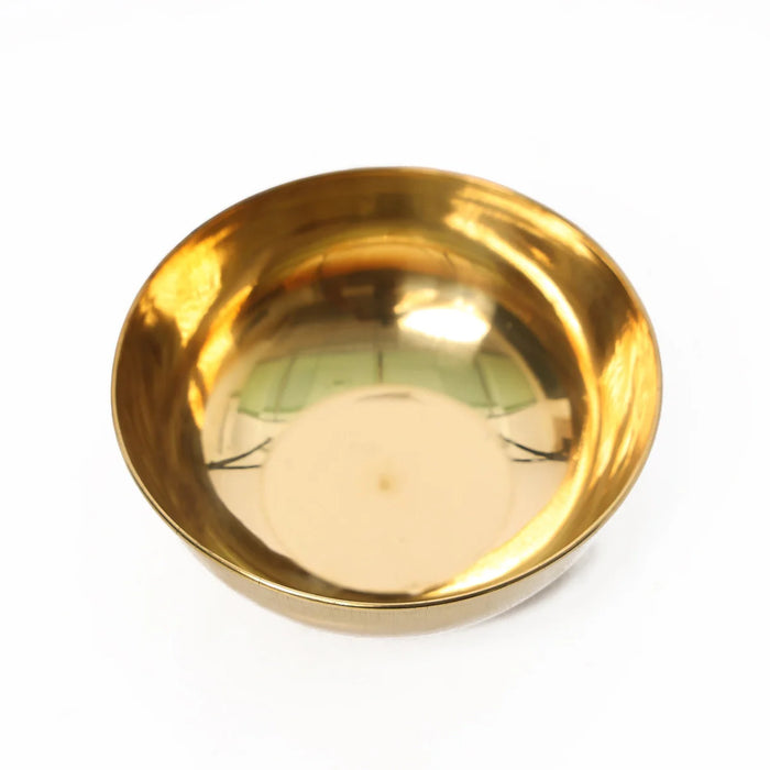 Brass Cup - 1.5 x 4 Inches | Rocket Cup/ Brass Bowl for Pooja/ 40 Gms Approx