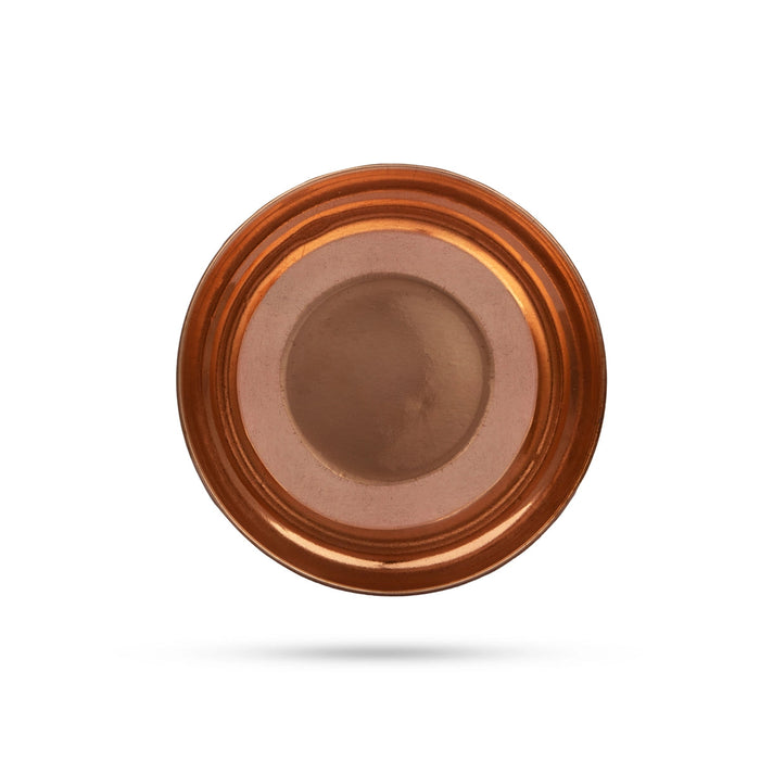 Copper Cup - 1.25 x 3.75 Inches | Rocket Cup/ Copper Bowl for Pooja/ 35 Gms Approx