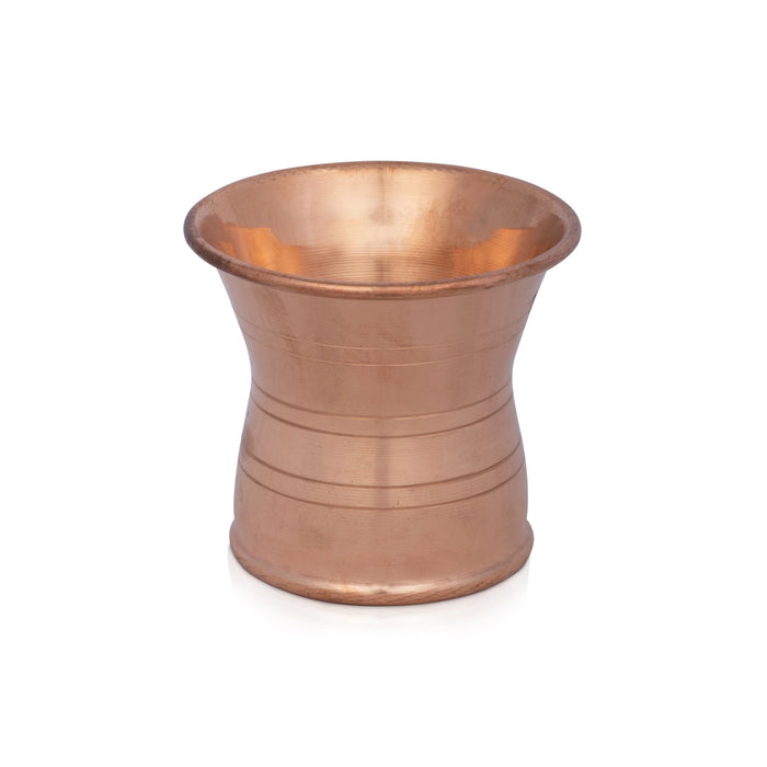 Pancha Patra - 2.5 x 2 Inches | Copper Panchapatra/ Panchamurt for Pooja/ 70 Gms Approx