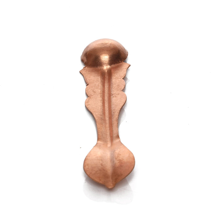 Copper Achmani - 4.5 x 1 Inches | Pali Spoon/ Uddharani for Pooja/ 10 Gms Approx