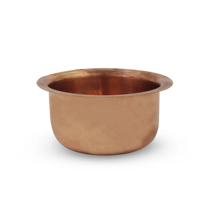 Copper Bowl - 1.5 x 3 Inches | Puna Cup/ Copper Cup for Pooja/ 30 Gms Approx