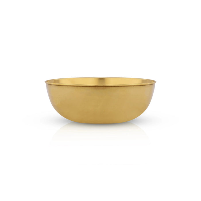 Brass Bowl - 1.75 x 4.75 Inches | Pooja Bowl/ Brass Cup for Home