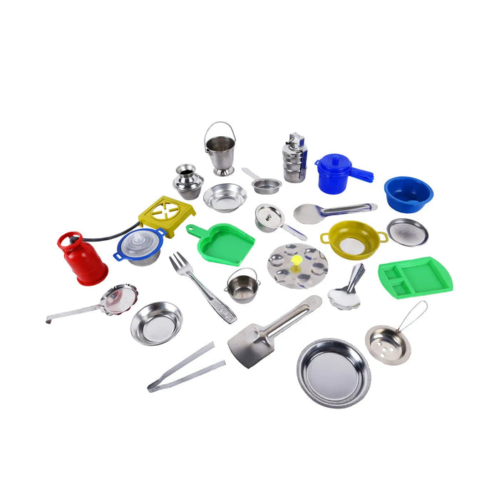 Mini Kitchen Set - 26 Pcs | Miniature Kitchen Set/ Mini Kitchen Toy for Kids