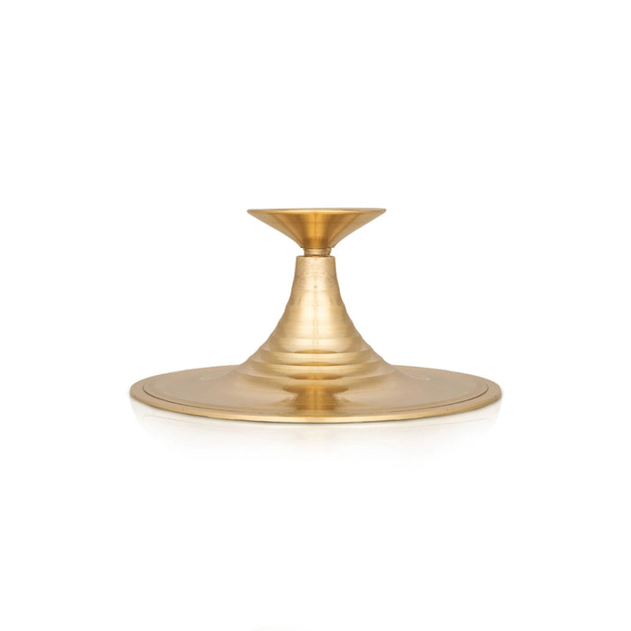 Brass Camphor Burner - 2.5 x 4.5 Inches | Kapoor Dhani/ Brass Aarti/ Karpura Aarti for Pooja