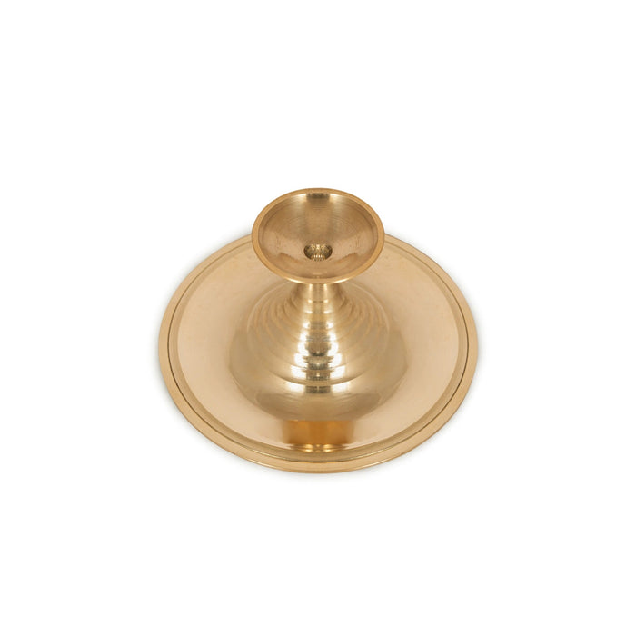 Brass Camphor Burner - 2.5 x 4.5 Inches | Kapoor Dhani/ Brass Aarti/ Karpura Aarti for Pooja